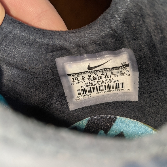 Nike Flywire Track Spikes Baby/Navy Blue Men's 10.5 Size Shoes - Picture 3 of 11